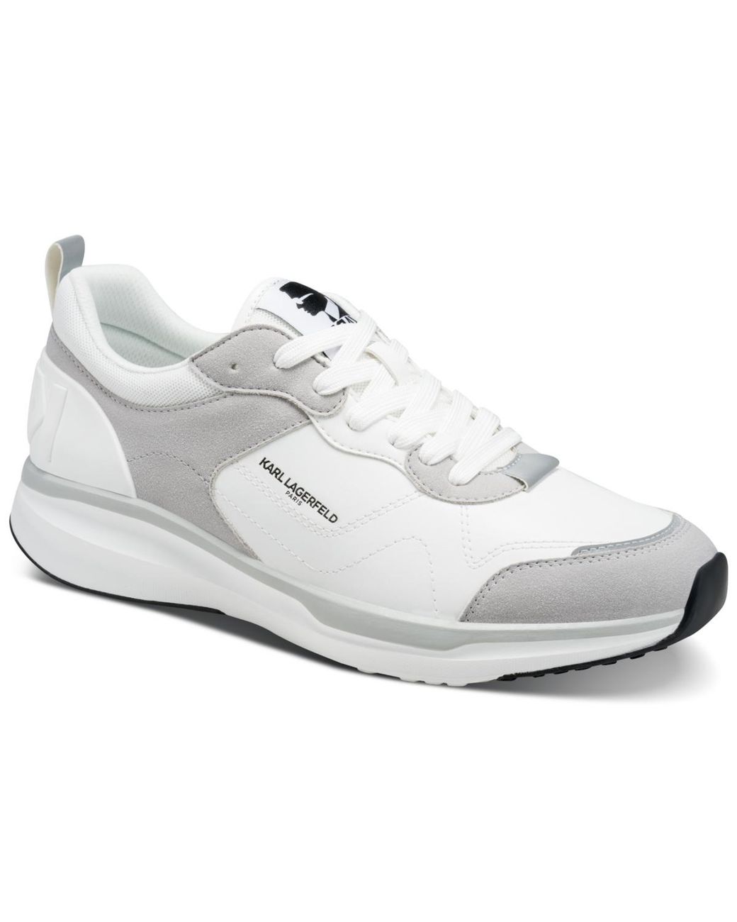 Karl Lagerfeld White Runner Sneakers for men