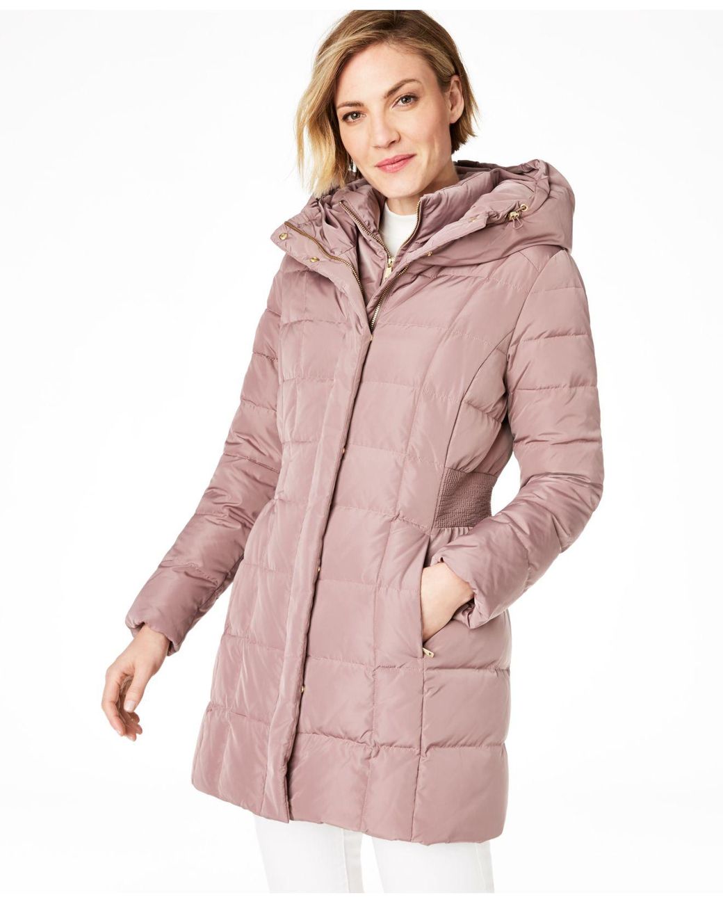 soraya hooded down puffer coat