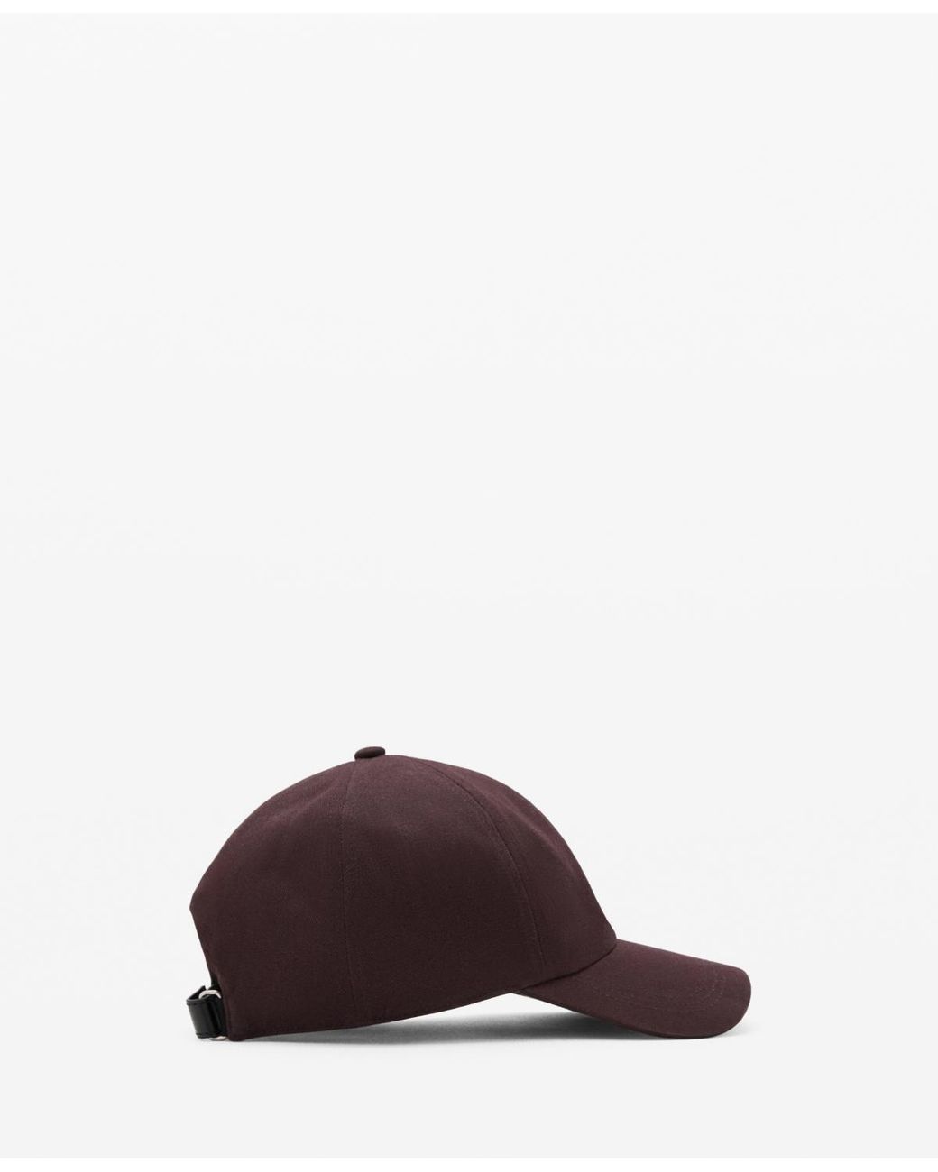 Mango Brown Cotton Visor Cap for men