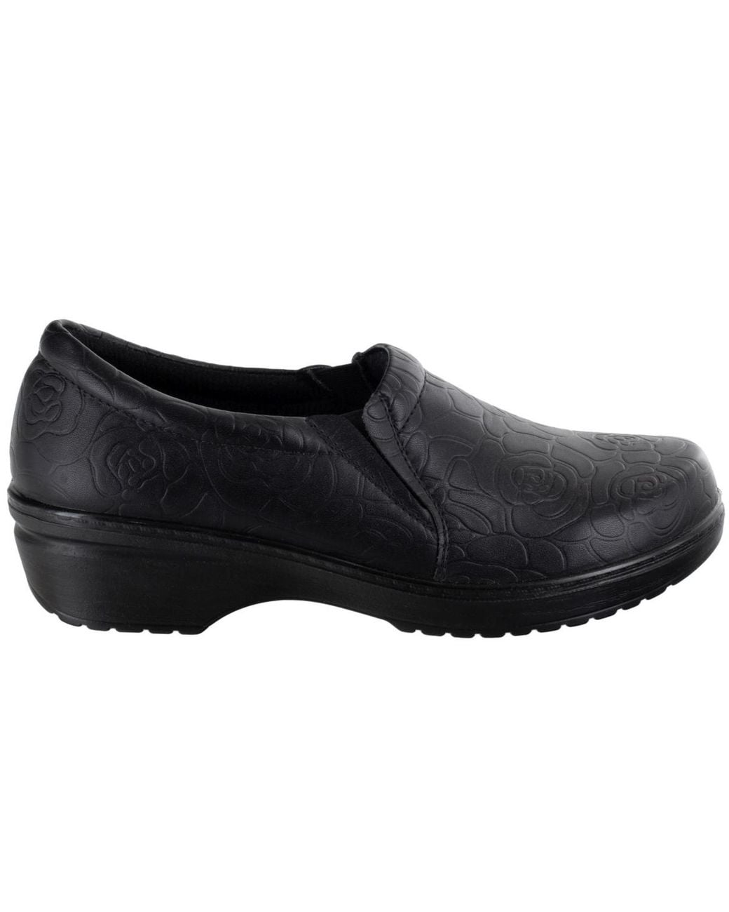 Easy Street Black Easy Works Tiffany Clogs