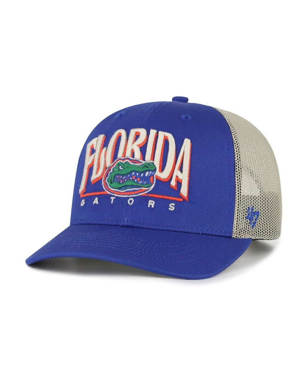 '47 Blue Florida Gators Arid Adjustable Trucker Hat for men
