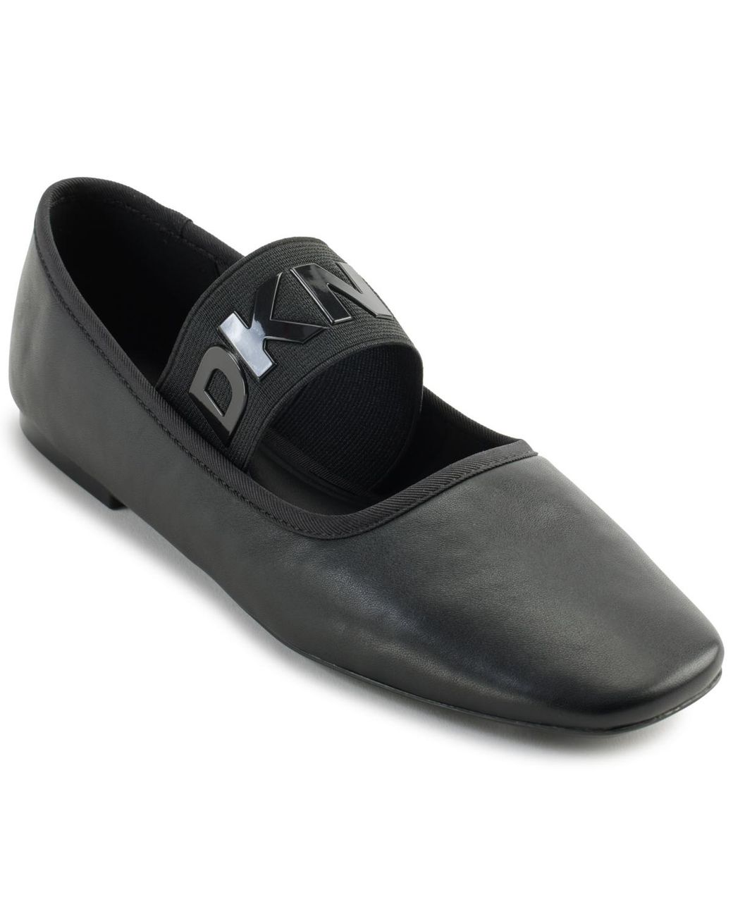 DKNY Black Dace Mary Jane Ballet Flats