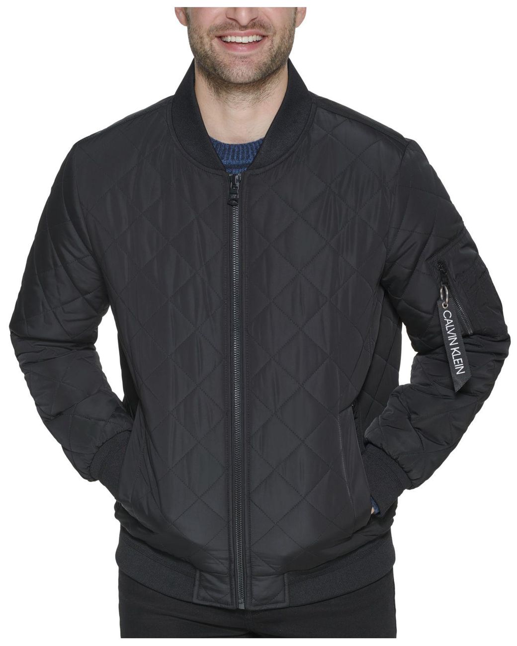 calvin klein baseball jacket