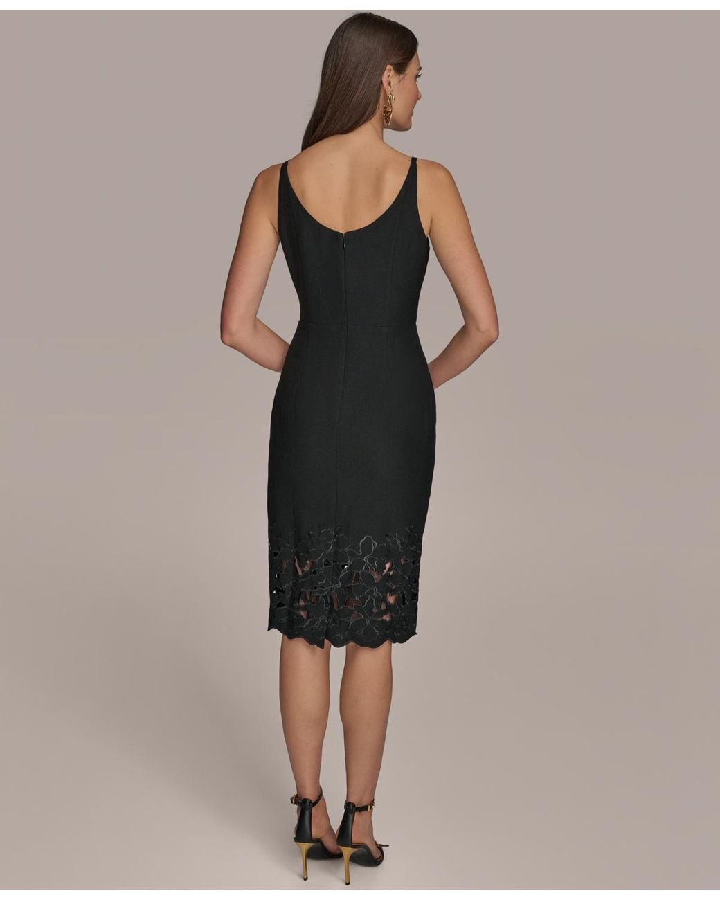 【Donna Karan New York】Lace-Trim Sheath Dress Donna Karan New York Colorblock Sheath Dress | Nordstrom