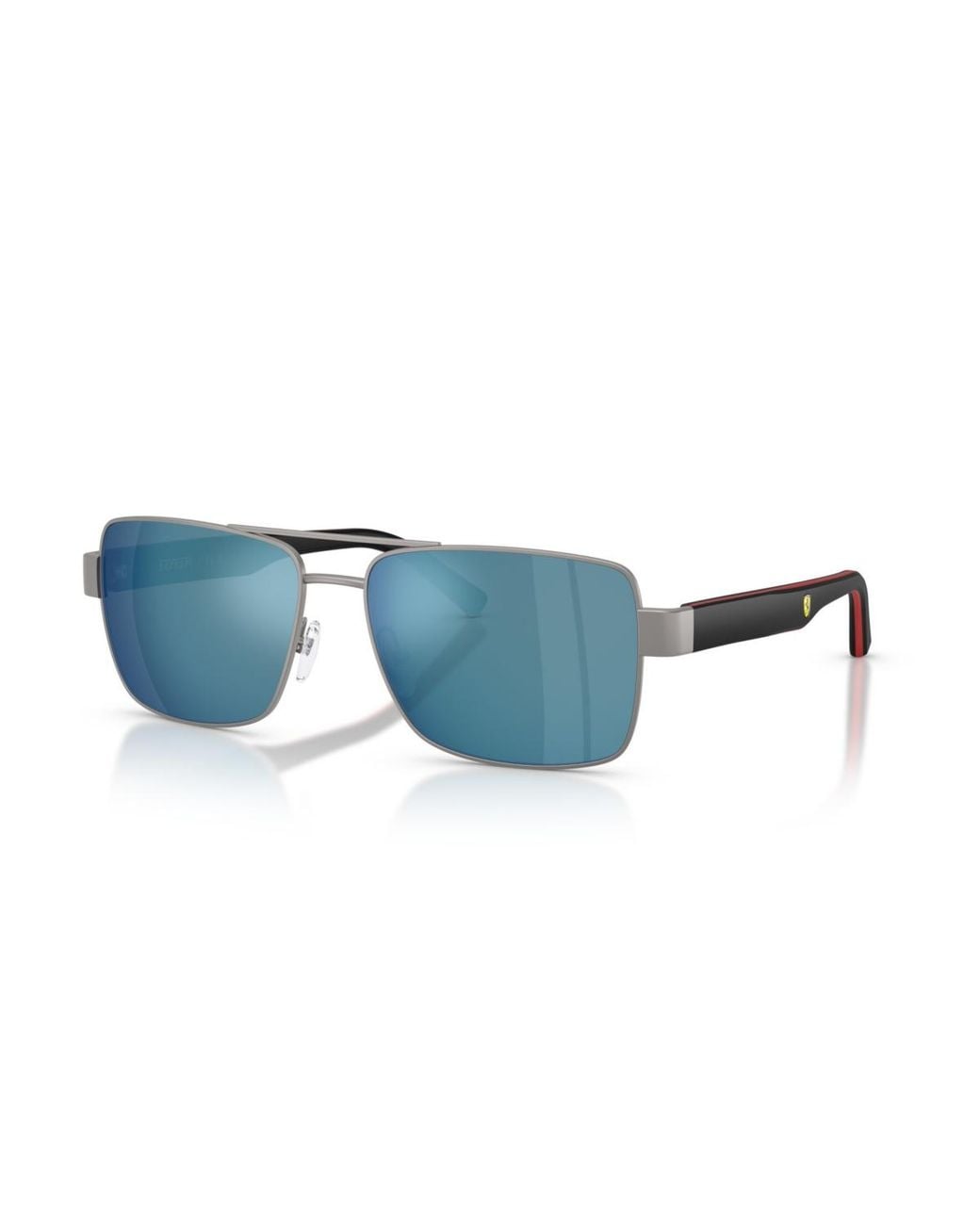 Scuderia Ferrari Blue Rectangle Sunglasses for men