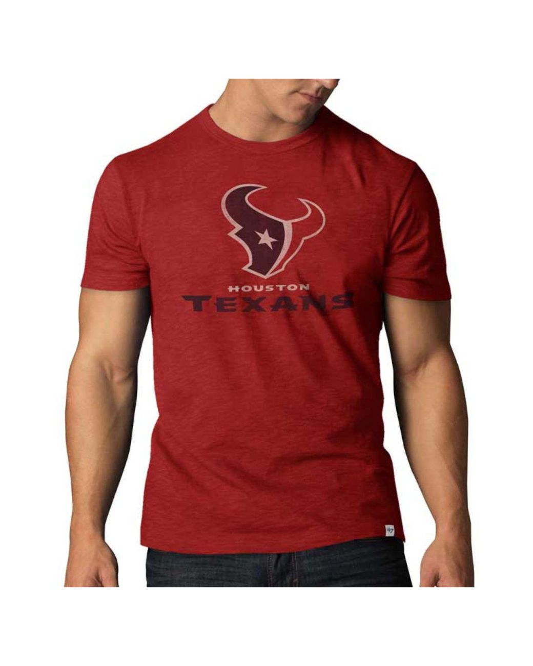 red texans shirt