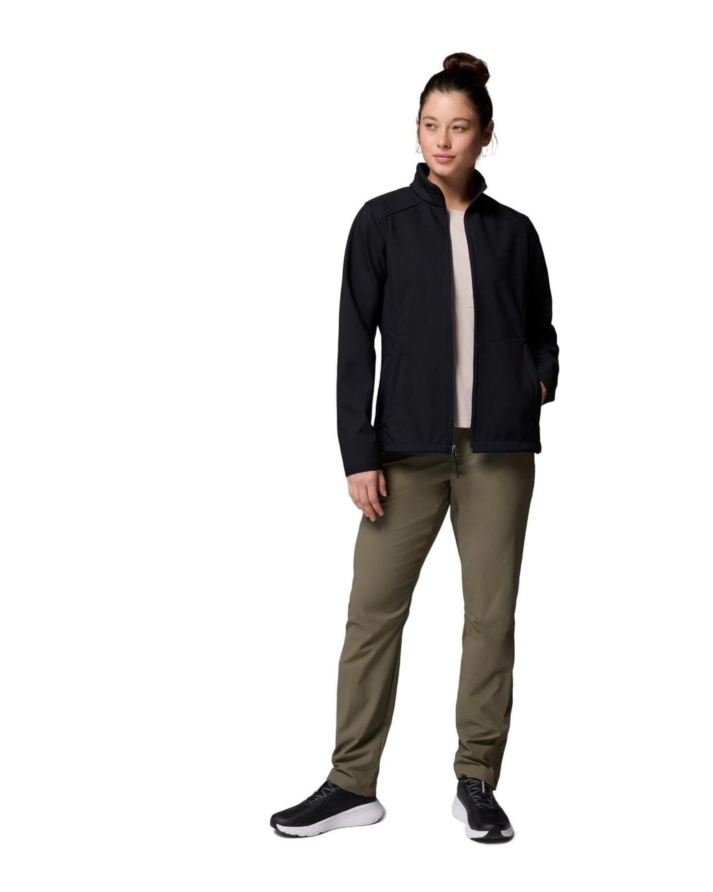 Columbia Black Kruser Ridge Iii High Collar Softshell Jacket