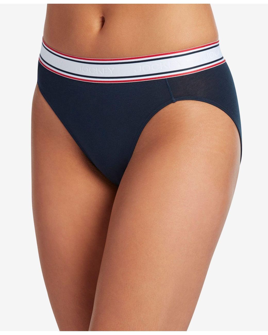 Jockey Retro Stripe Hicut Panty Underwear 2254, First At Macy's, Also Available In Extended
