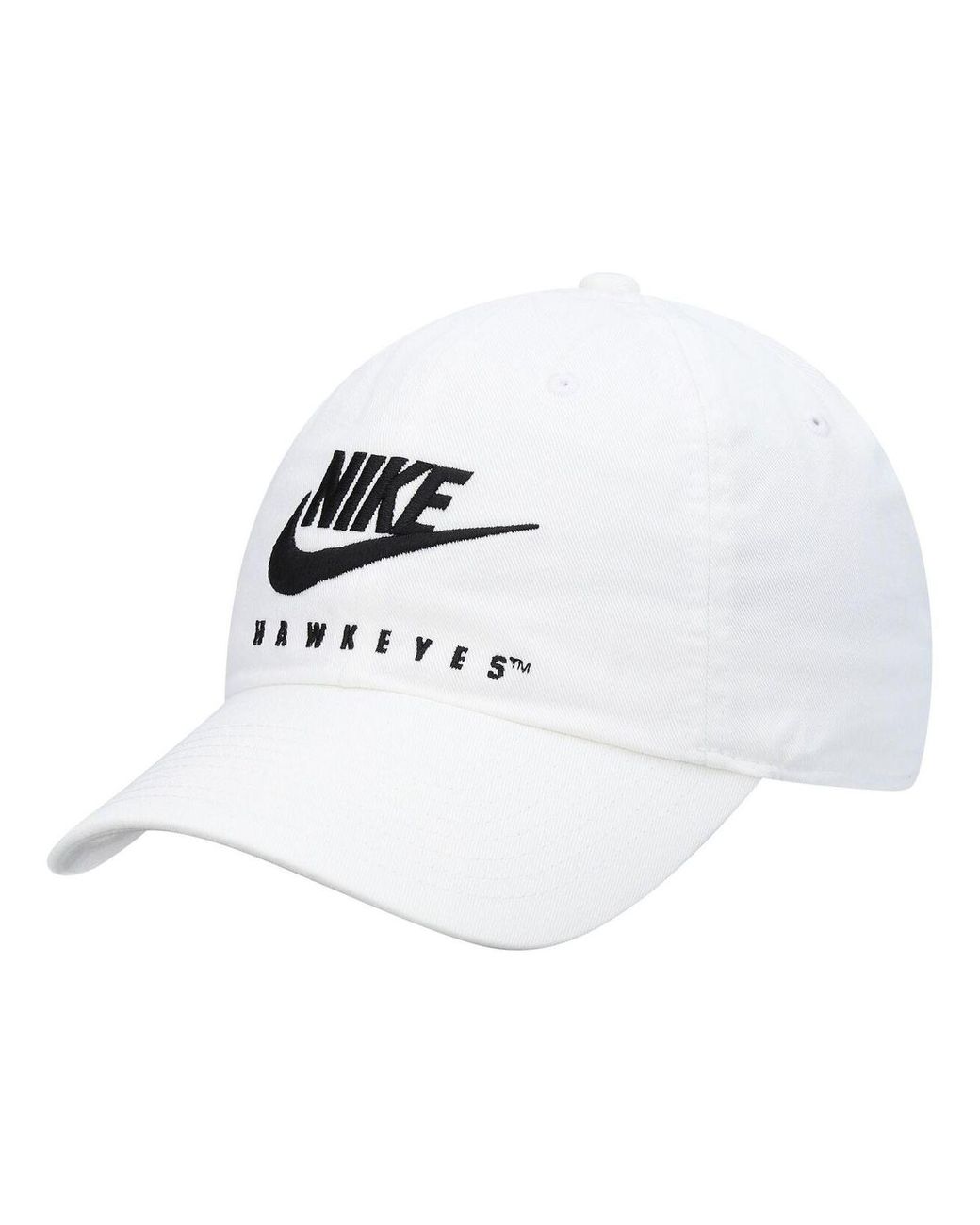 Nike Cotton White Iowa Hawkeyes Futura Heritage86 Adjustable Hat for Men |  Lyst