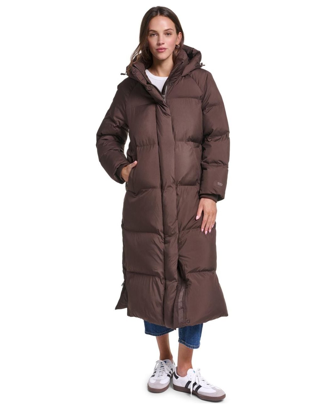 Levi's Blue Extra Long Quilted Parka