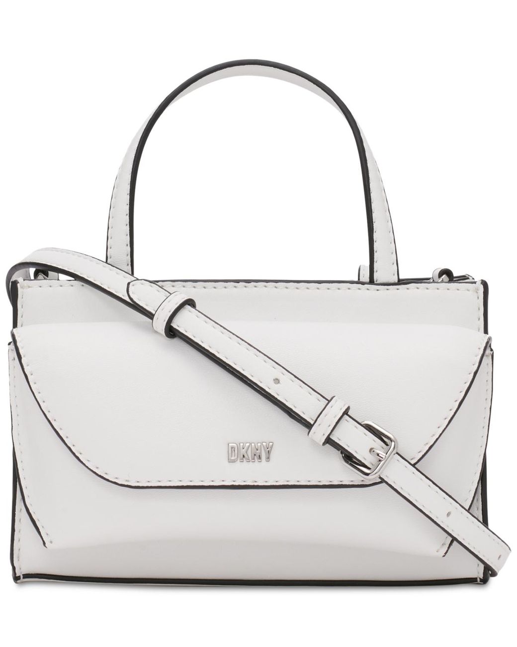 DKNY Quilted Leather Small Flap Crossbody, $158, DKNY