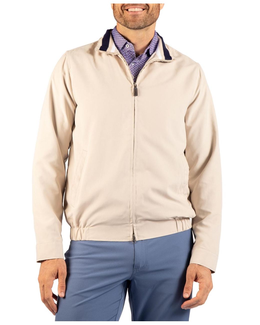 Tailorbyrd Blue Resistant Golf Jacket for men