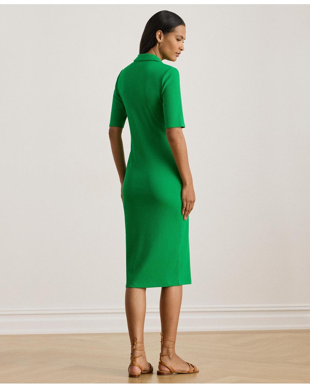 macys ralph lauren green dress Kate main image 0