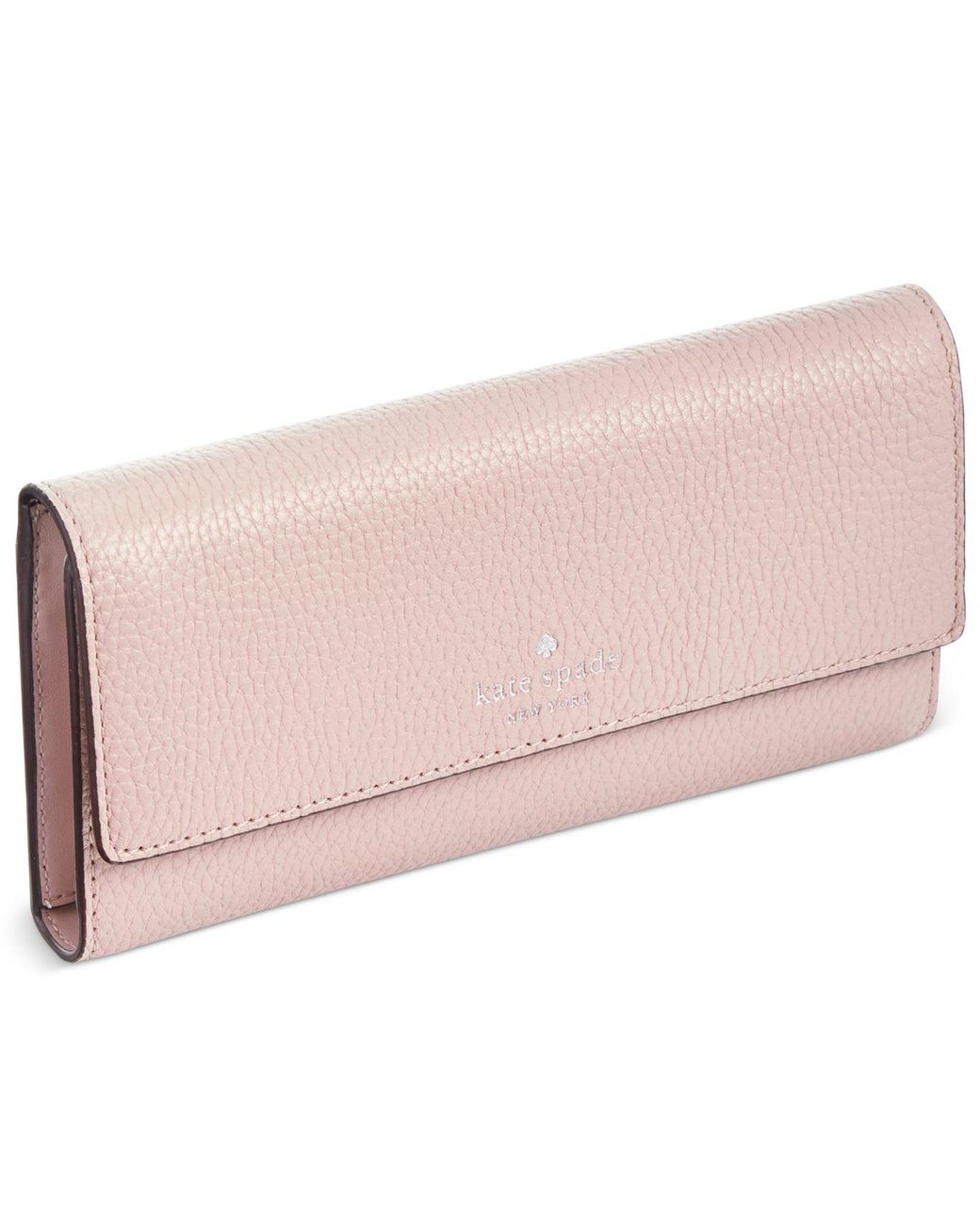 Kate Spade Southport Avenue Sandra Flap Wallet in Pink | Lyst