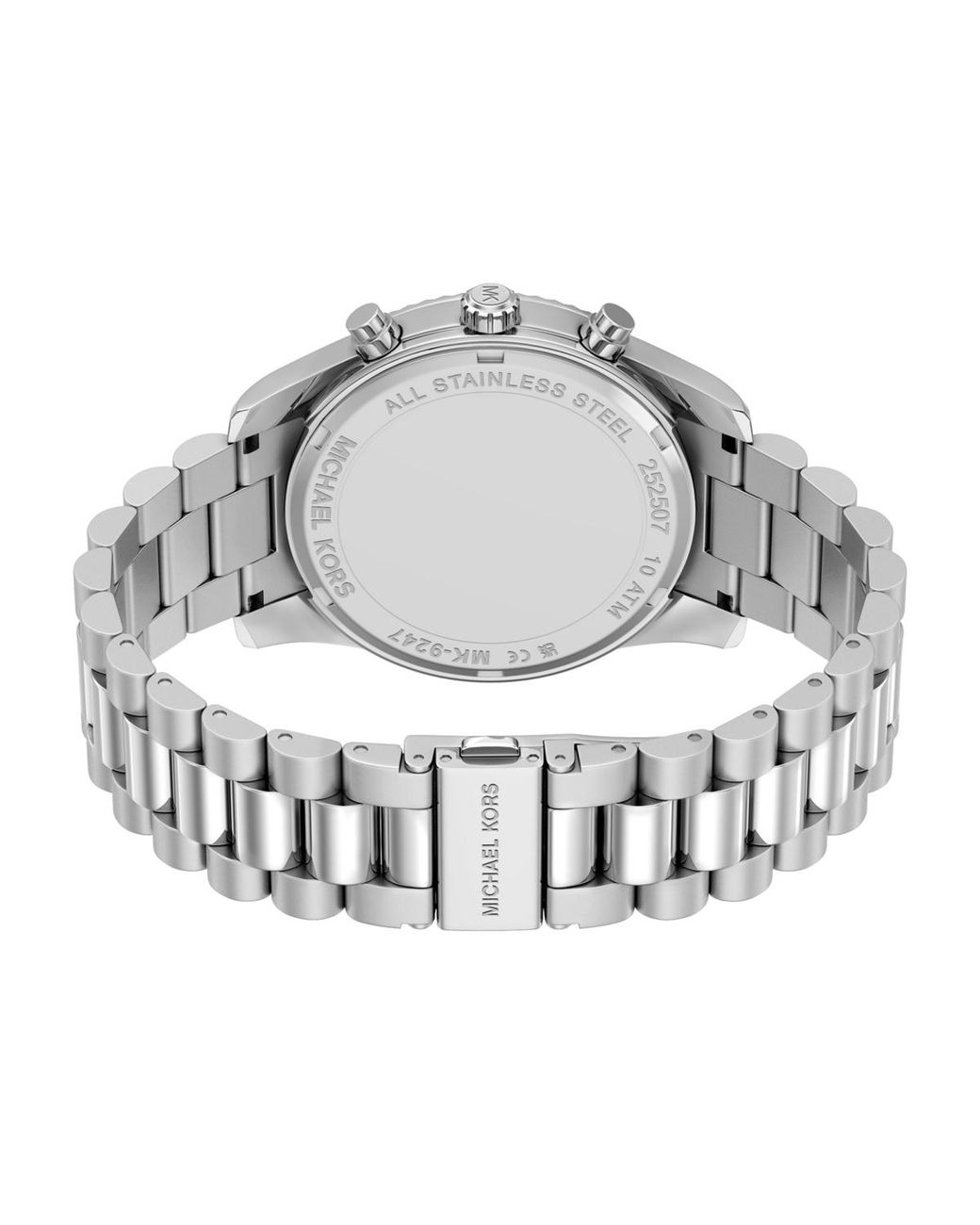 Michael Kors Gray Lexington Chronograph Stainless Steel Watch for men