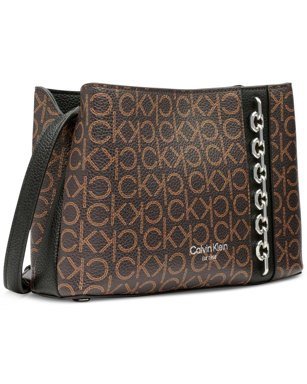 Calvin Klein Adeline Signature Triple Compartment Crossbody in