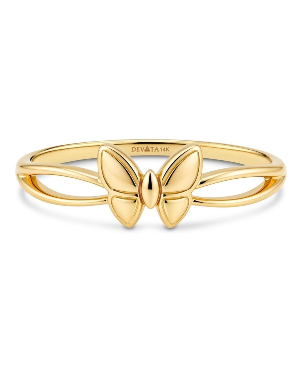 DEVATA Metallic Butterfly Ring