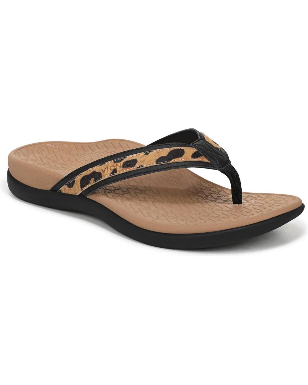 Vionic Brown Tide Thong Sandals
