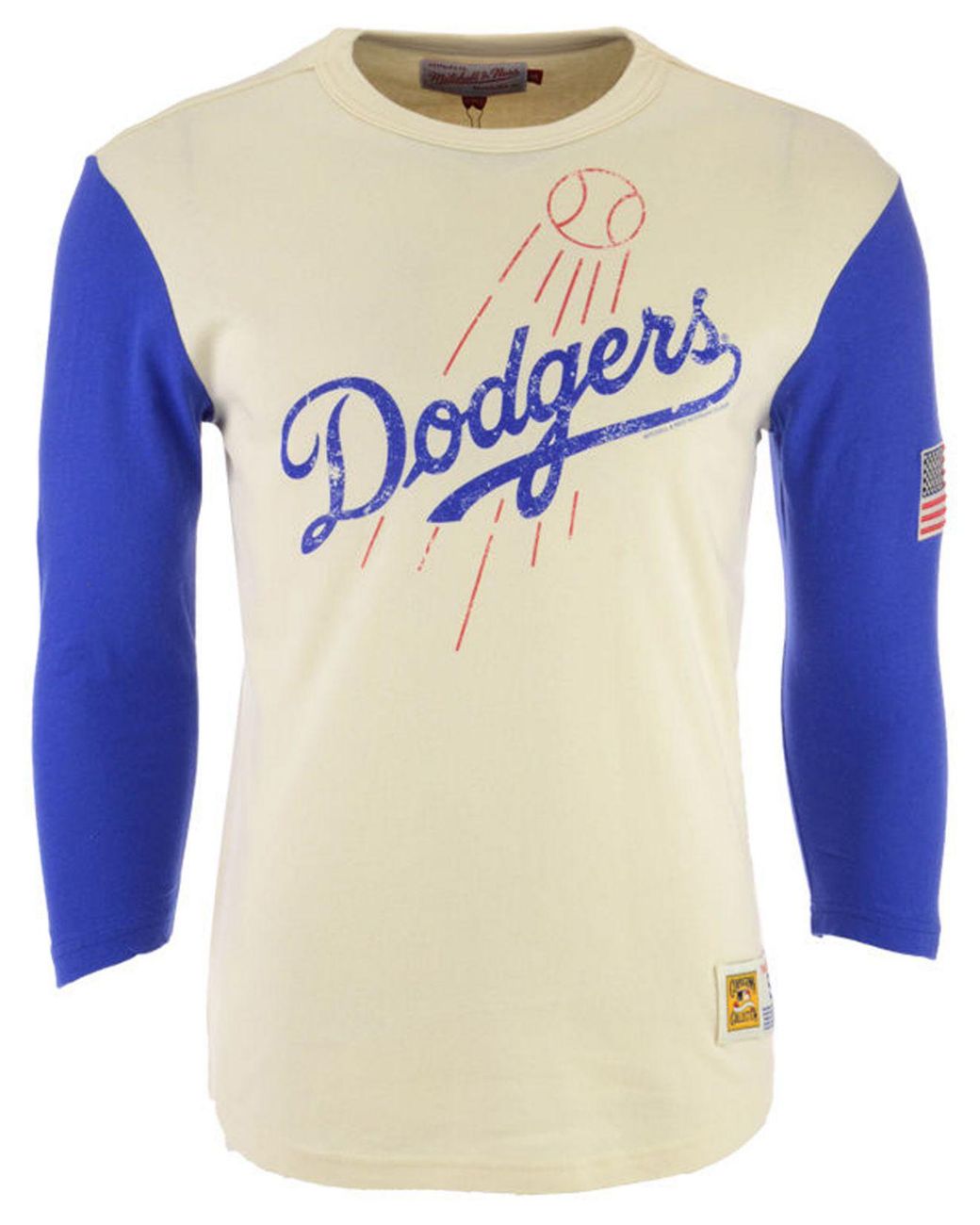 Mitchell & Ness Los Angeles Dodgers Wild Pitch Raglan T-shirt in Blue for  Men