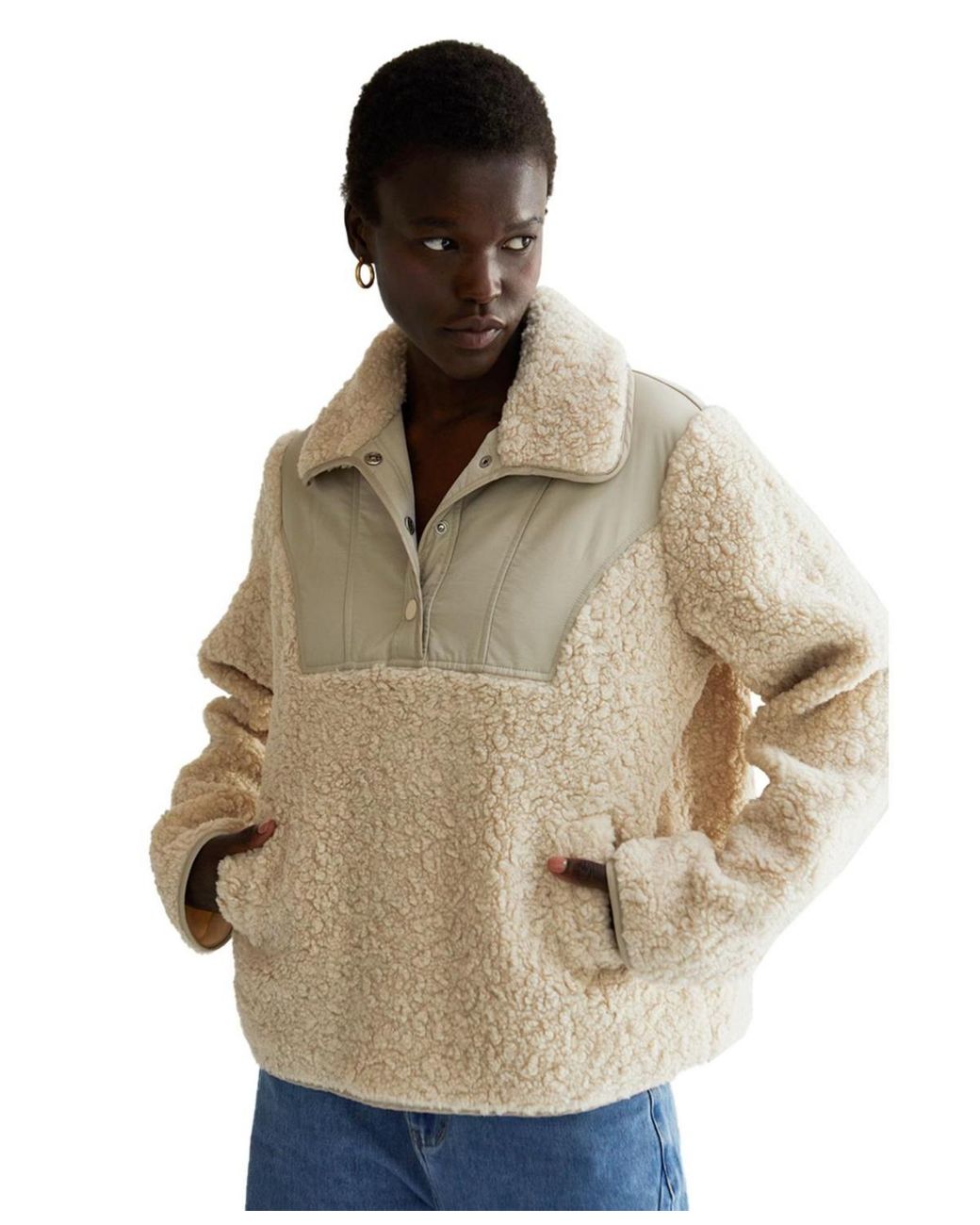 Sherpa pullover macys sale