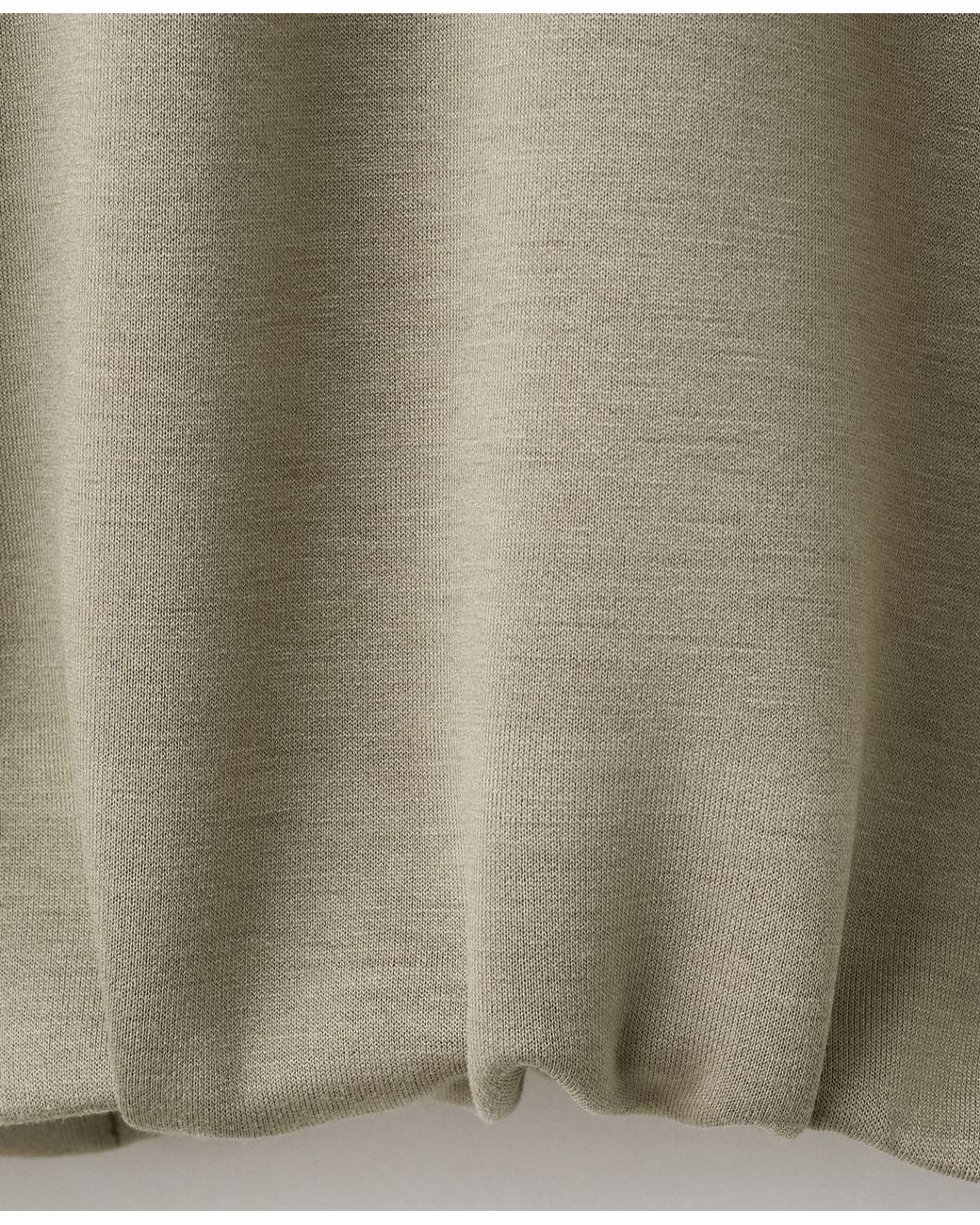 Mango Gray High Neck Balloon Sweatshirt