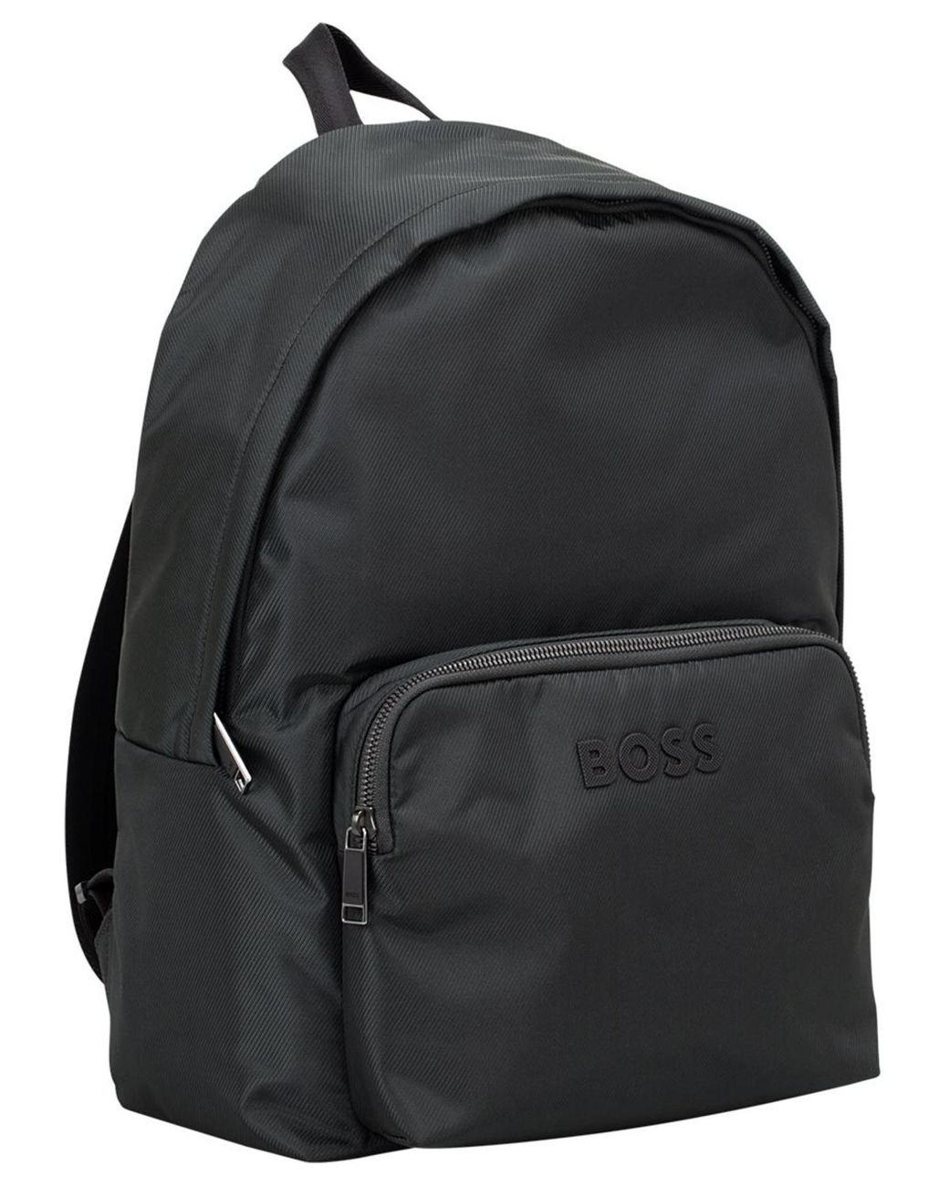 BOSS Catch 3.0 Logo Detail Backpack in Black for Men | Lyst