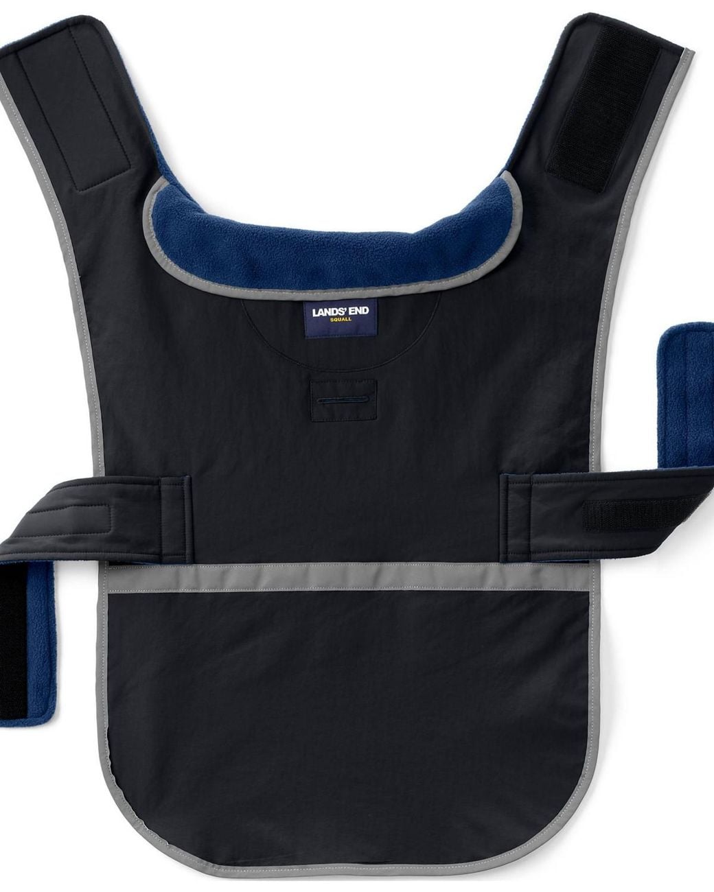 Lands' End Blue Dog Solid Squall Jacket