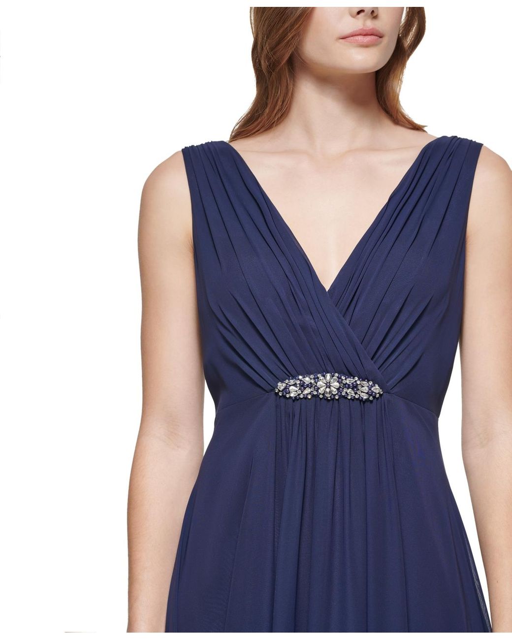 Embellished high low dress sales