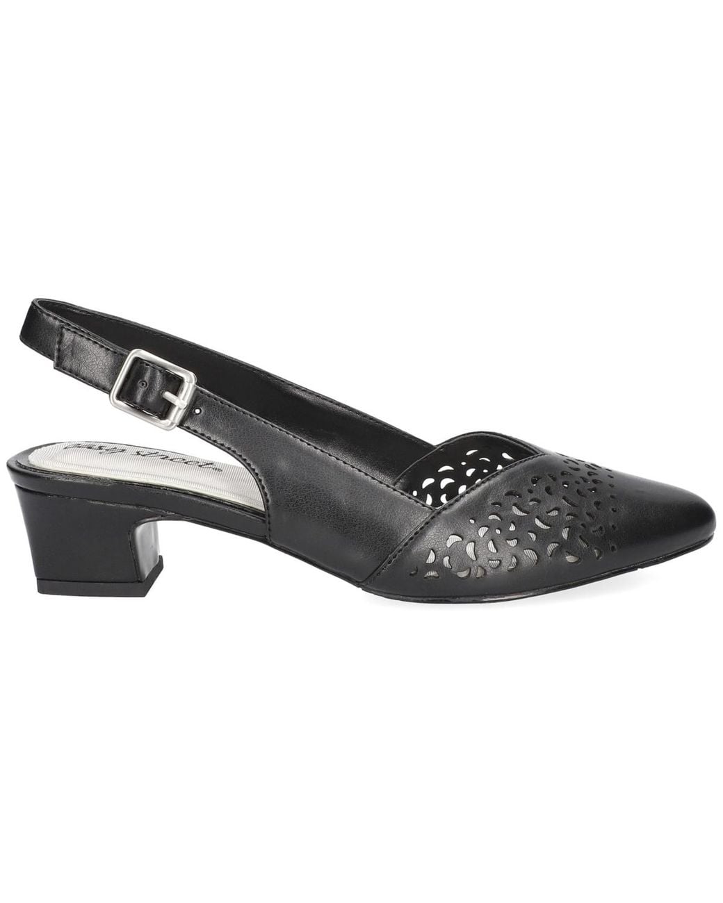 Easy Street Black Sofie Slingback Pumps