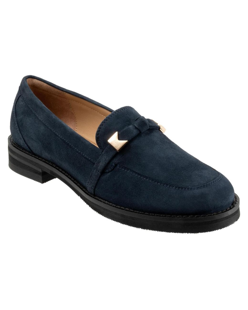 Trotters Blue Femi Flat