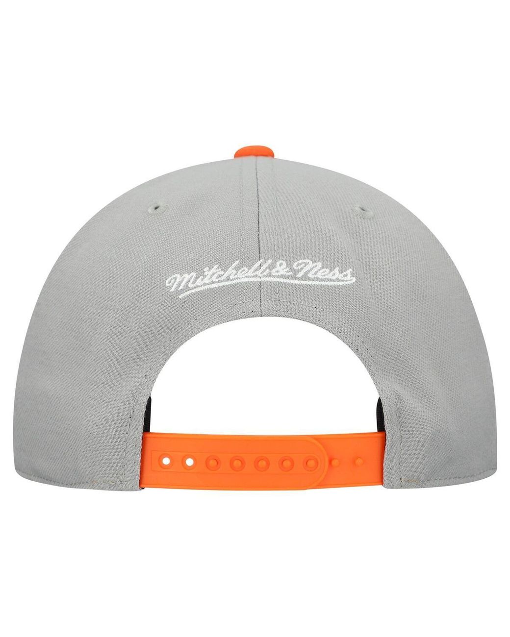 Mitchell & Ness Gray And Detroit Tigers Basic Pro Adjustable Hat