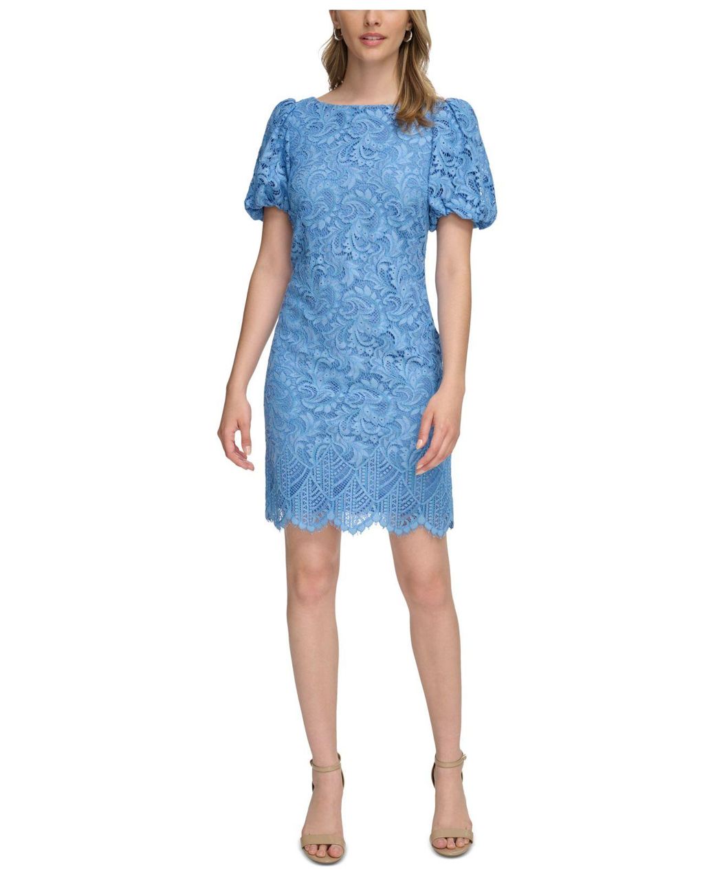 Jessica howard allover top lace sheath dress