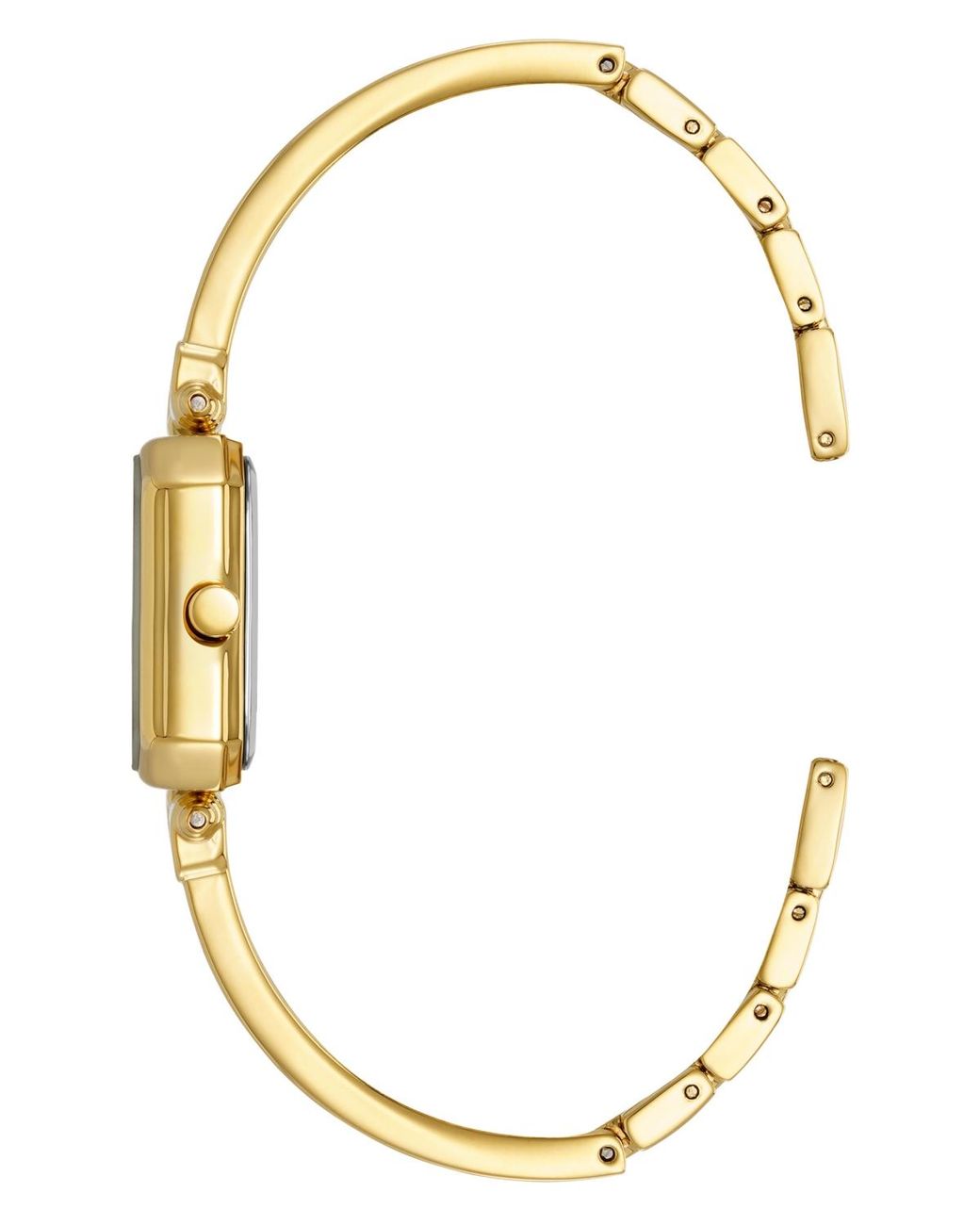 Anne Klein Metallic Quartz Octagonal Bangle Watch 24mm