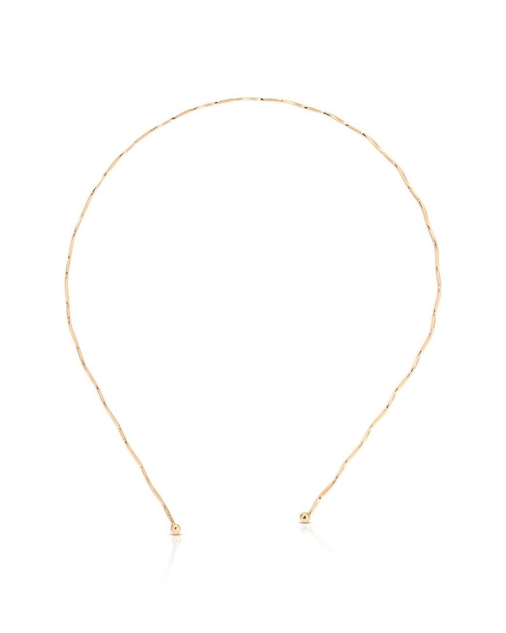 Ettika Metallic Tone Zig Zag Headband