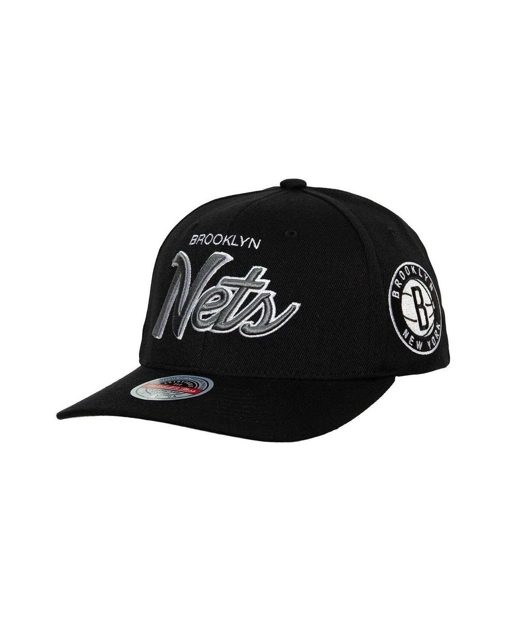 Mitchell & Ness Minnesota Timberwolves Team Script 2.0 Snapback Hat Adjustable Cap - Black/Navy/Hardwood Classics