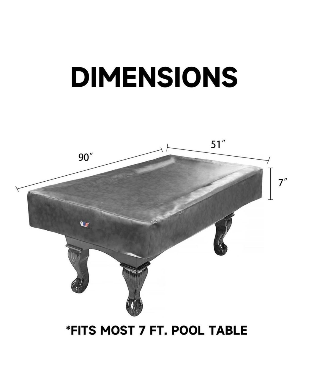 Gse Games & Sports Expert Russet Heavy Duty Leatherette Pool Table ...