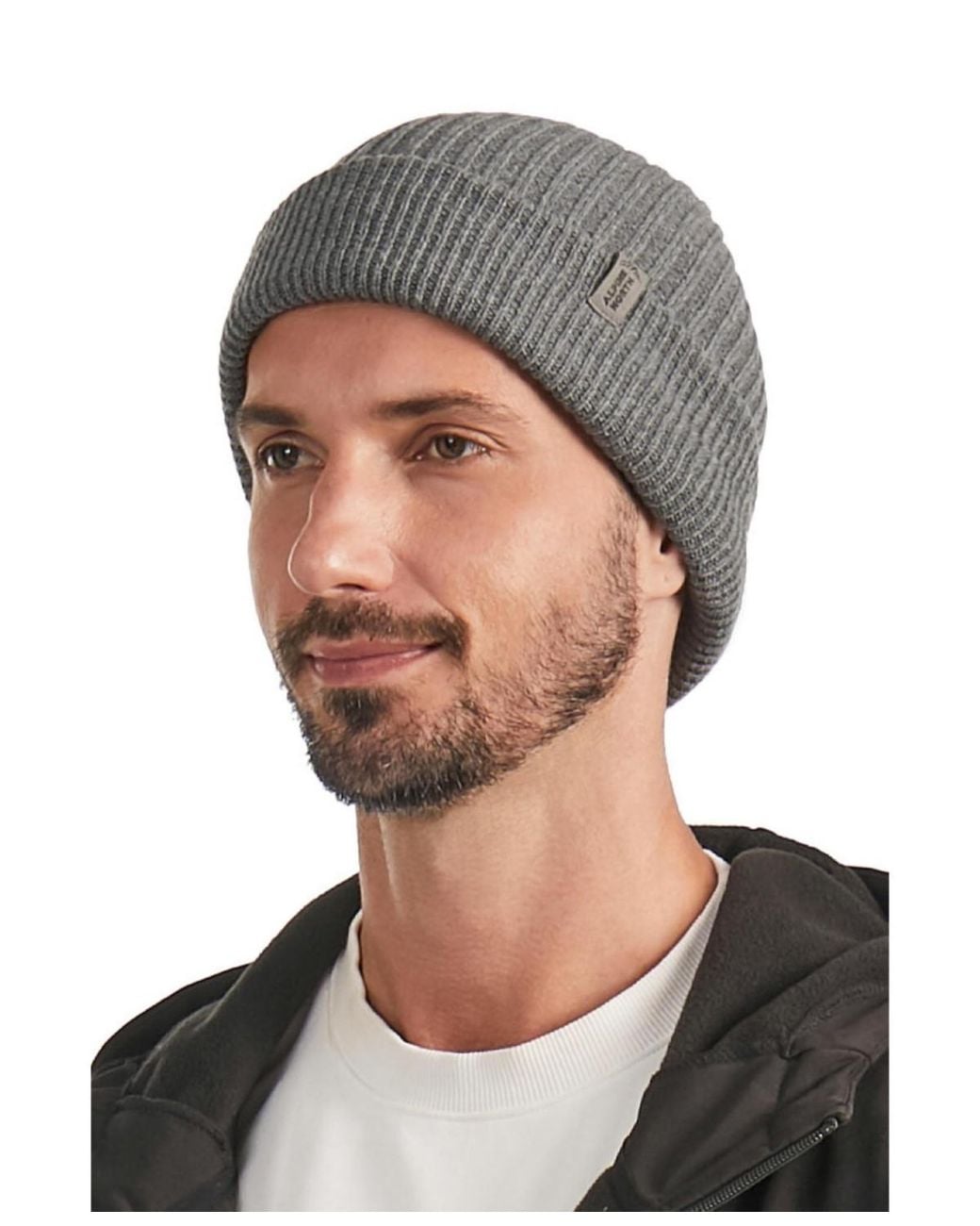 Alpine North Gray | Cuff Beanie