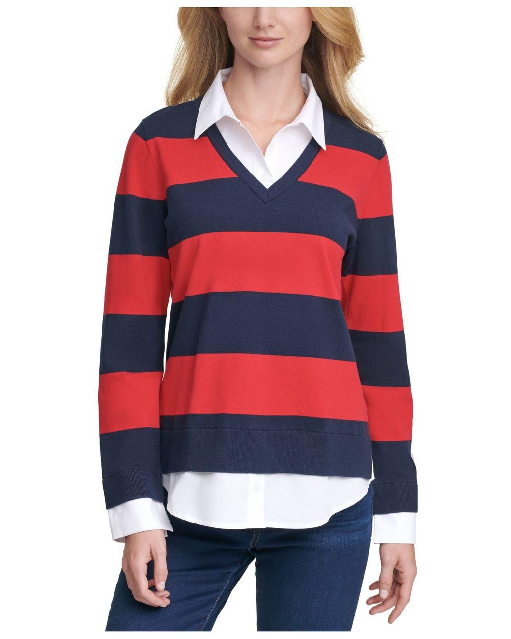tommy hilfiger rugby jumper mens