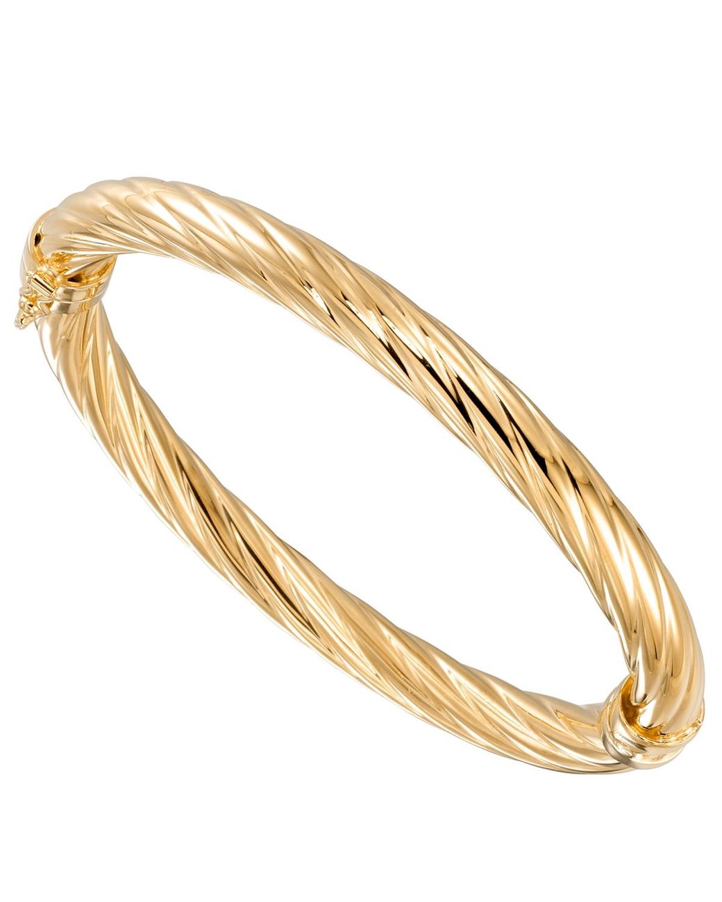 Macy's Metallic Rope Textured Bangle