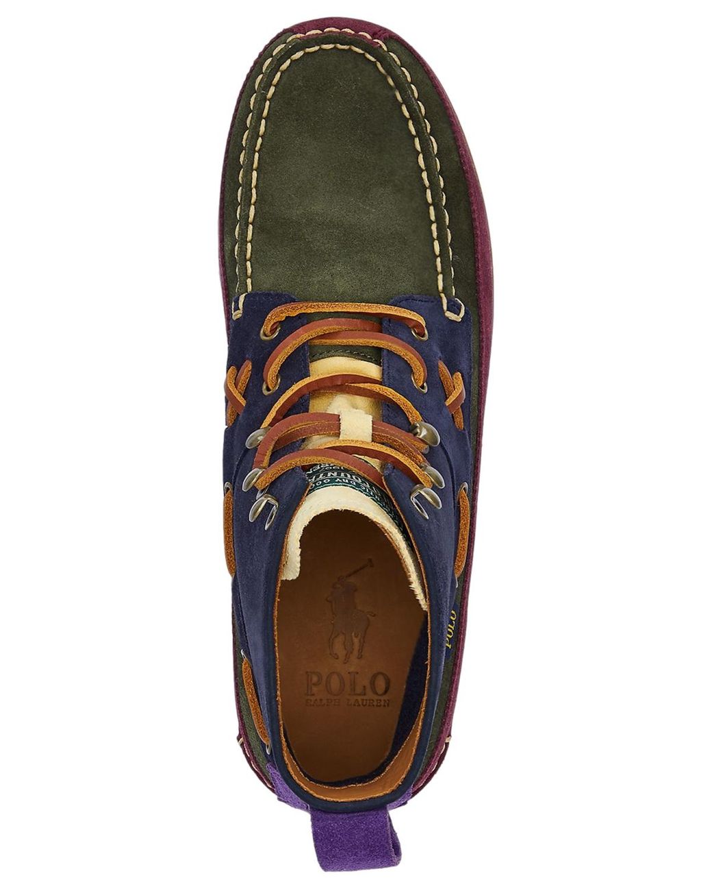 Polo Ralph Lauren Ranger Mid Color-blocked Suede Boot for  display picture 1