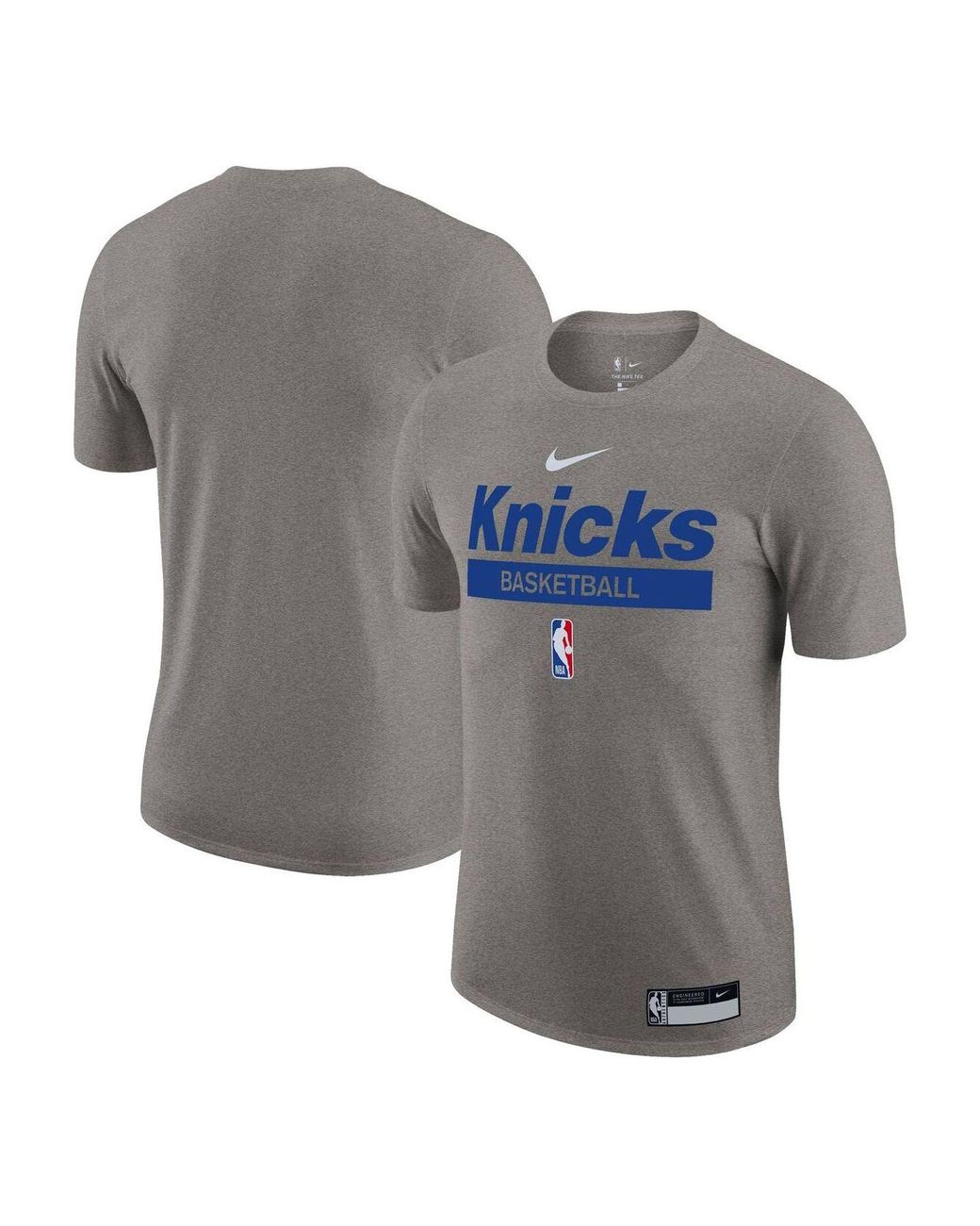 Nike Heather Gray New York Knicks 2022/23 Legend On-court Practice