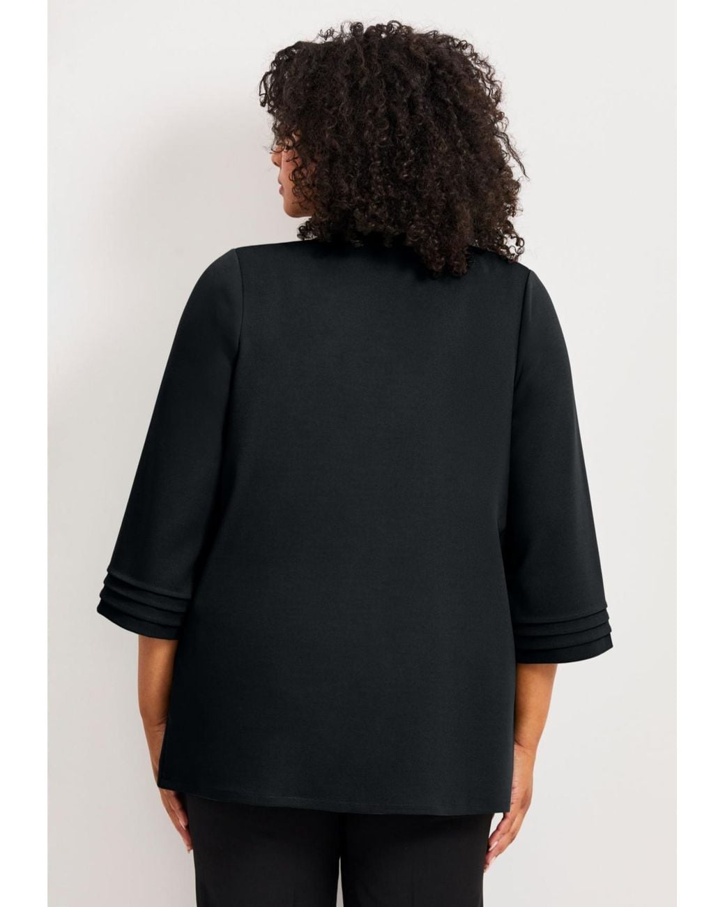 Avenue Black Plus Size Cascade Jacket