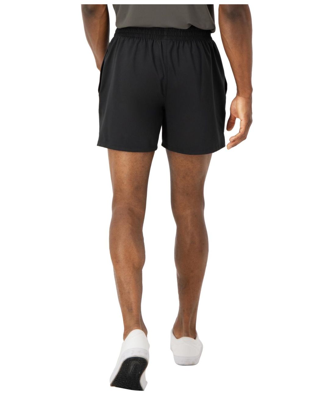 Hanes Black Moves Performance 6" Short for men