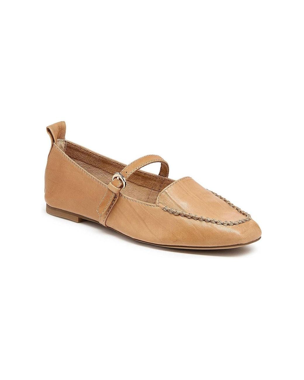 Square Dagger Kelsi Dagger Brooklyn Ferry Square-toe Leather Mary Jane Flats in White ...