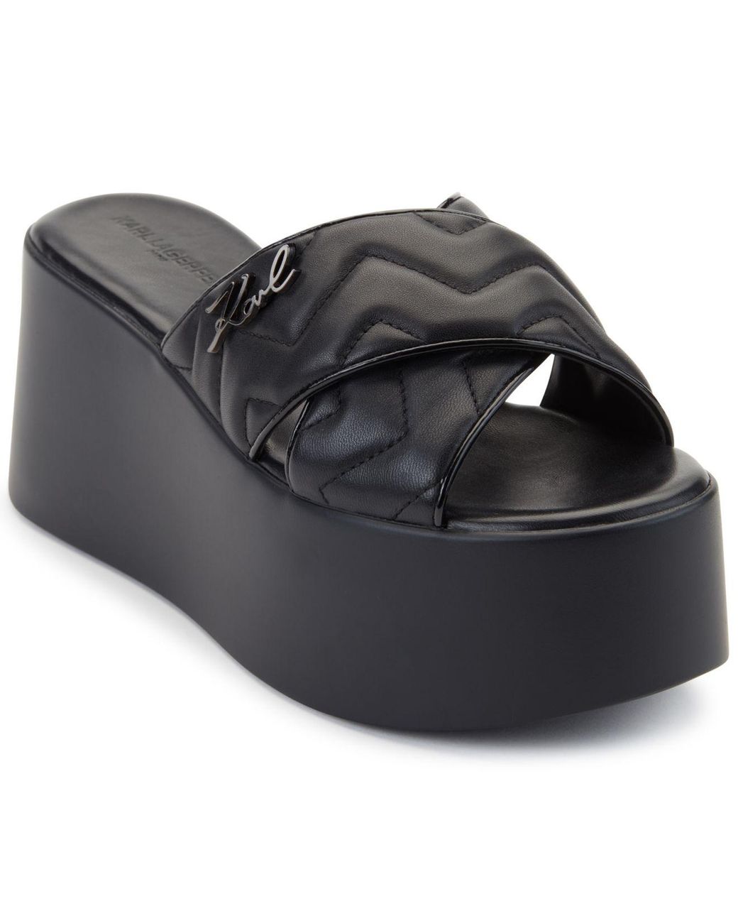 karl lagerfeld platform sandals