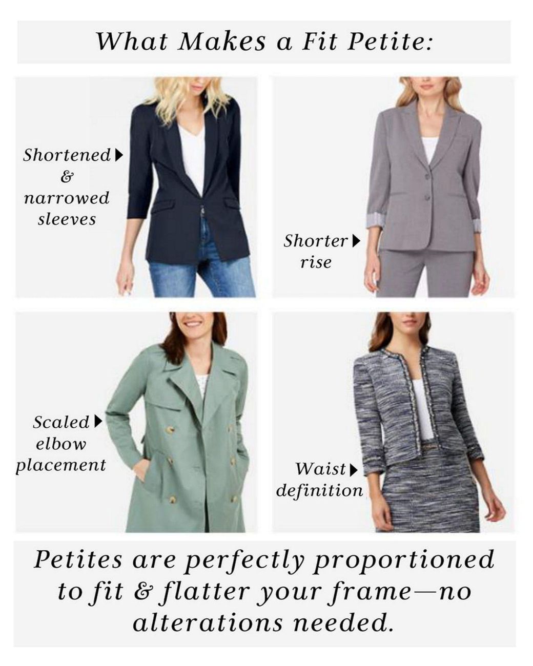 macys petite spring jackets