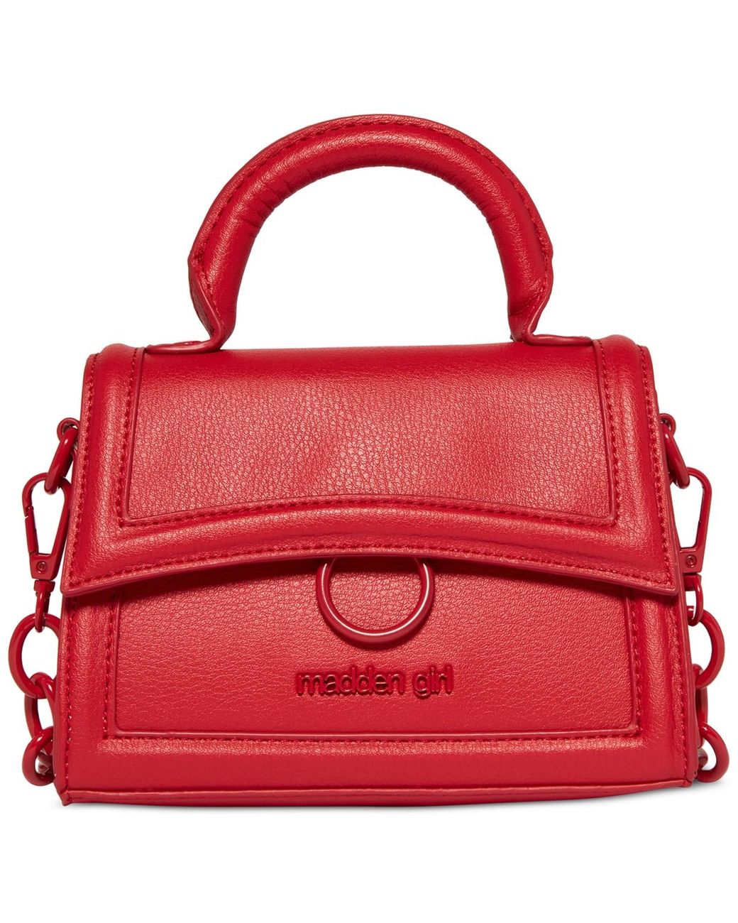 Madden Girl Erin Small Top Handle Bag in Red Lyst