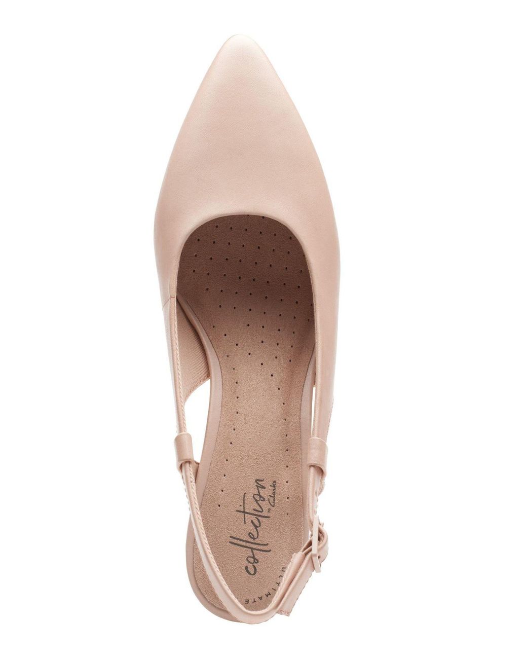 Clarks Leather Linvale Loop Womens Slingback Shoes in Blush Leather (Pink)  | Lyst