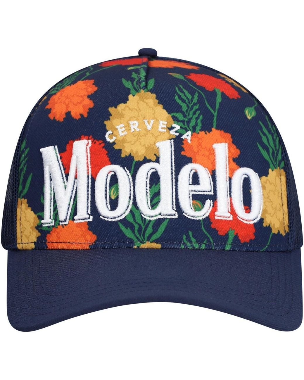 Lids Blue Modelo A-frame Floral Trucker Adjustable Hat for men