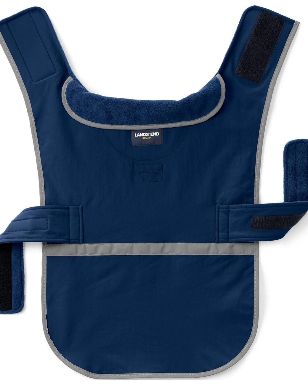 Lands' End Blue Dog Solid Squall Jacket